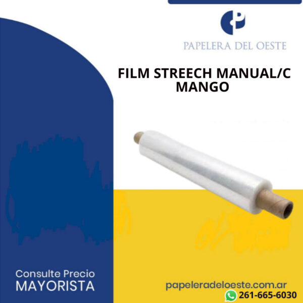 FILM STREECH VIRGEN MANUAL C/MANGO