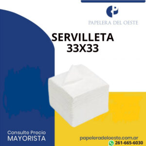 SERVILLETAS SERVETTE 33X33 X1